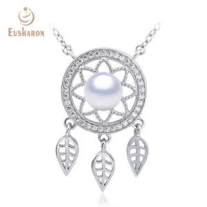 10 PCS Dream Catcher Freshwater Pearl Pendant Necklace