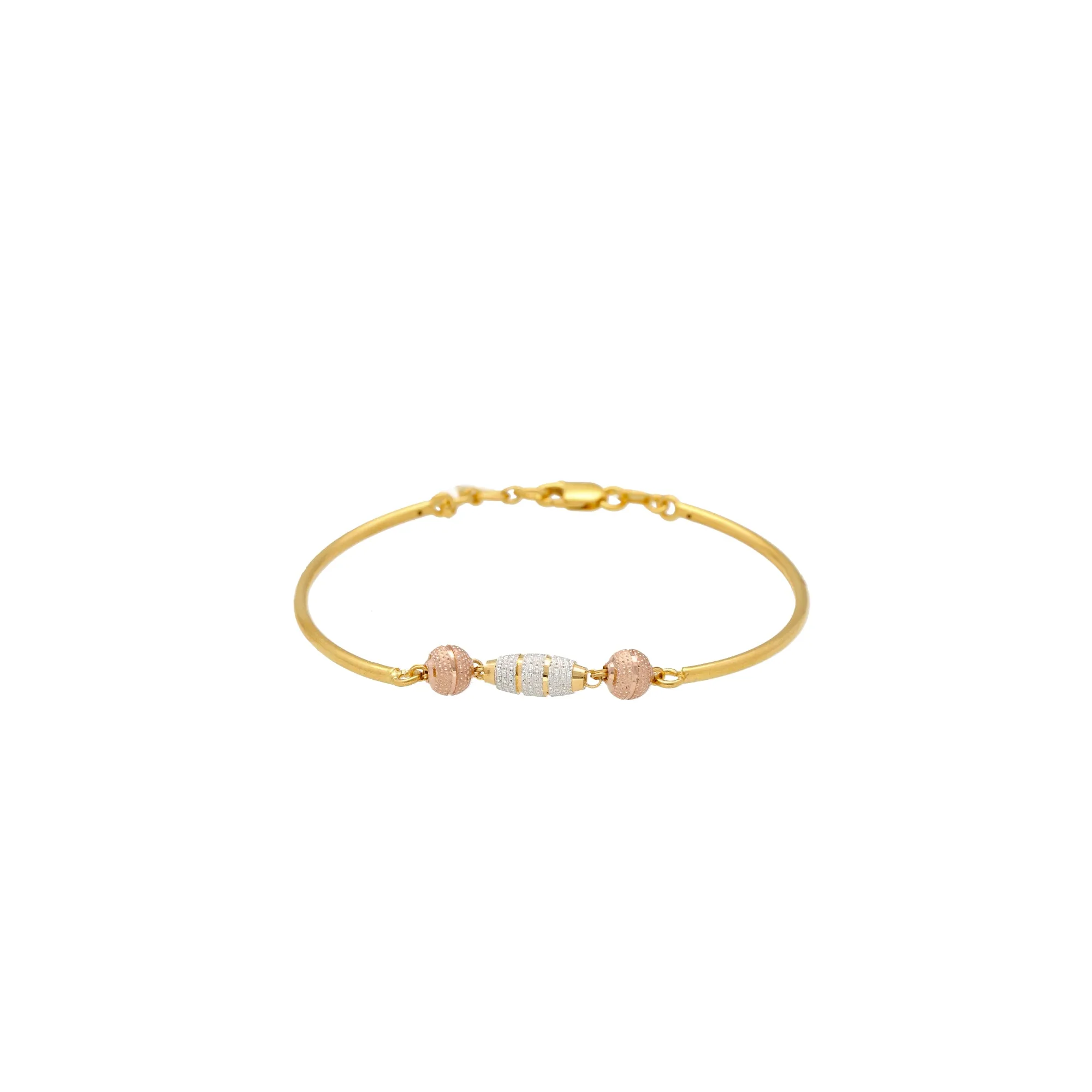 22K-Multi-Tone-Gold-Angai-Beaded-Bracelet