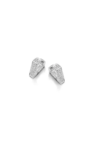 A Single Brute Diamanti mini earring white gold and diamonds