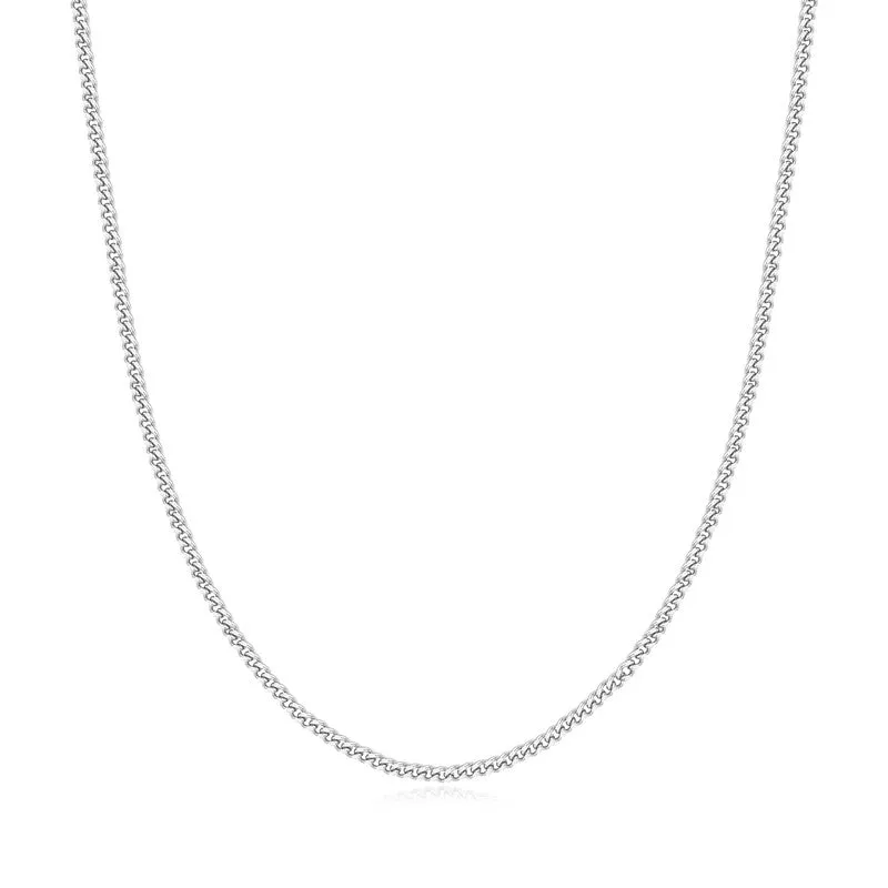 Ania Haie Silver Shiny Curb Necklace