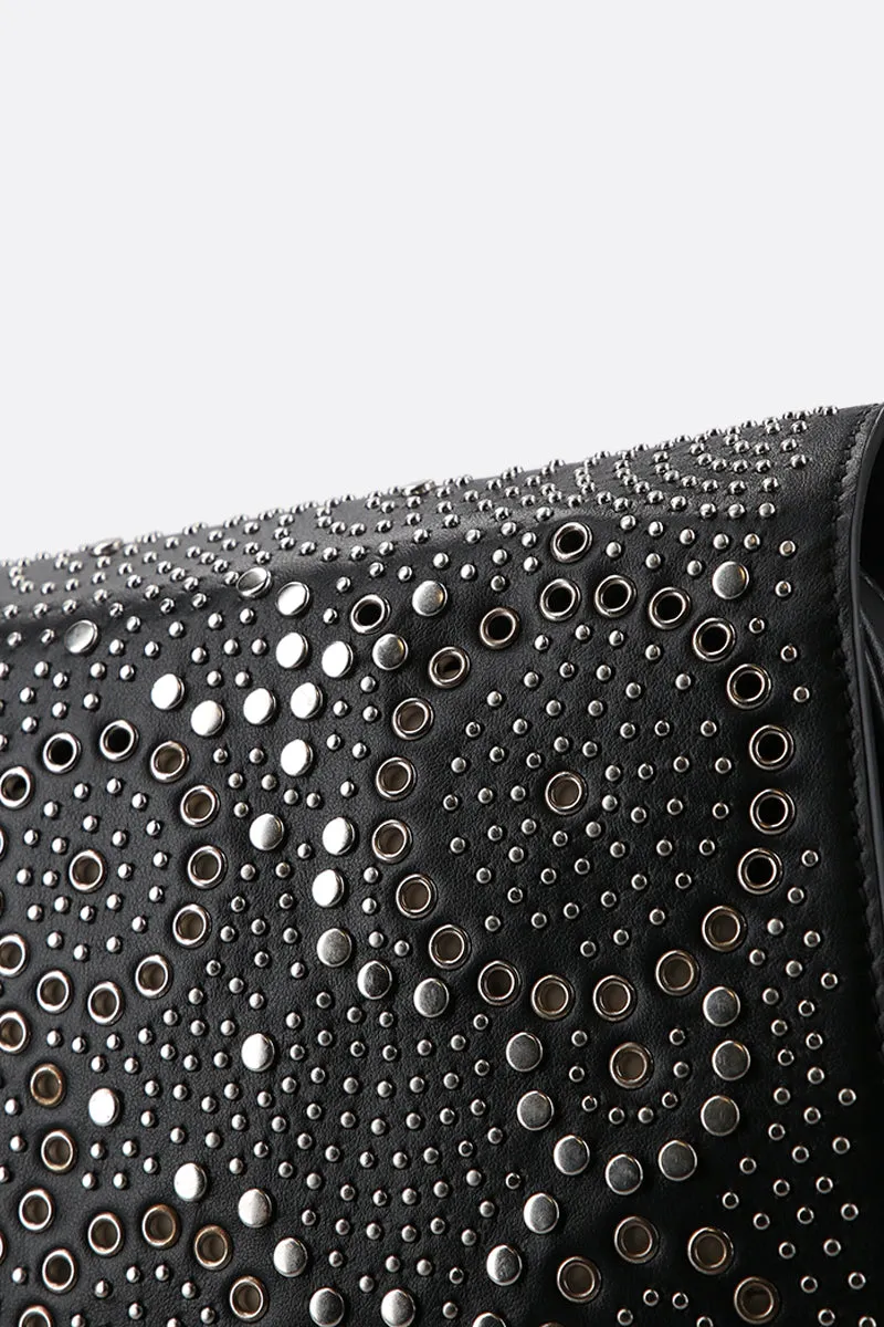 Arcturus studded leather crossbody bag