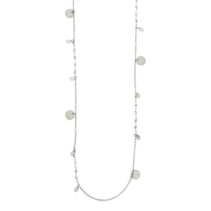 Athens Silver Coin Necklace