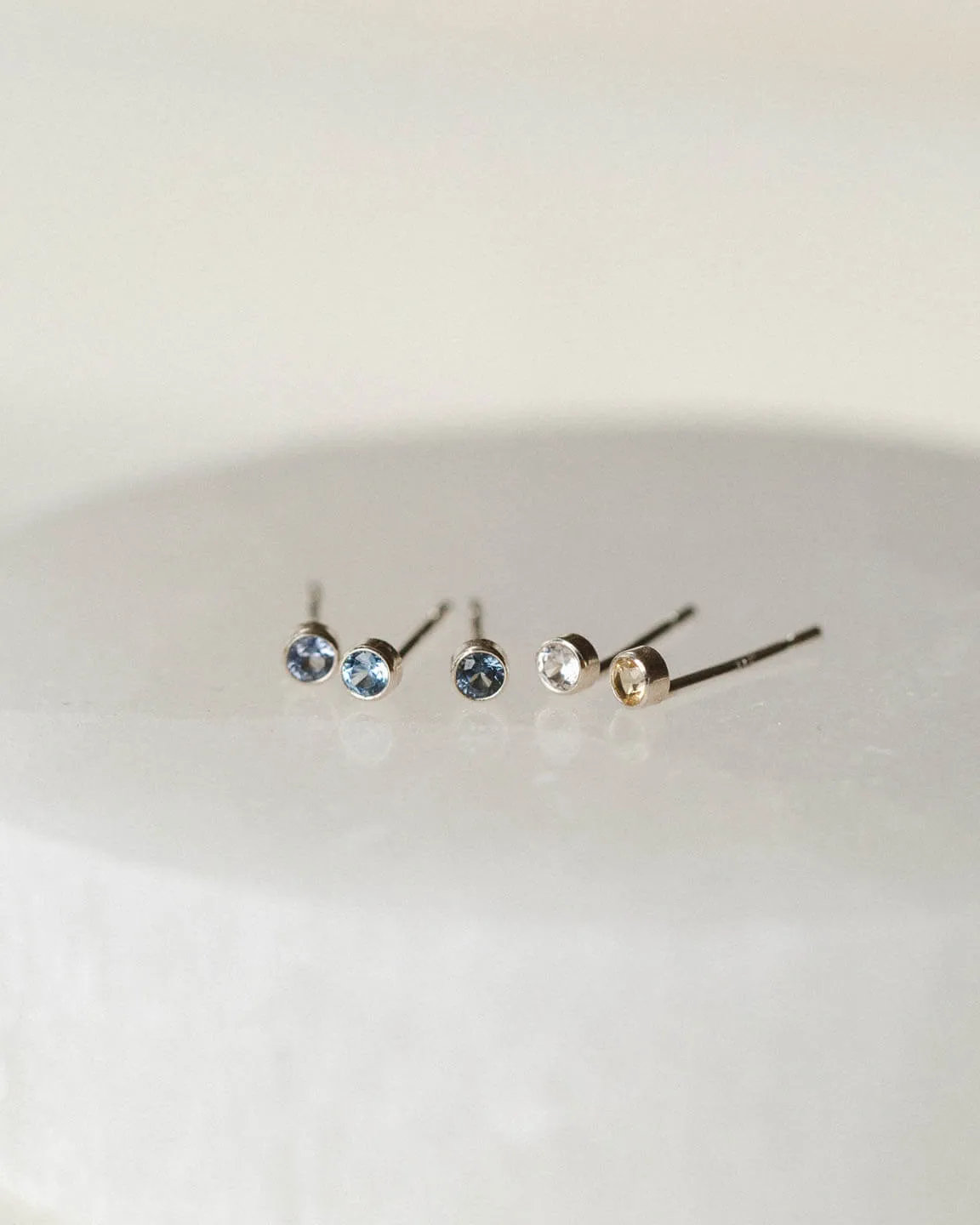 Aura Gemstone Studs