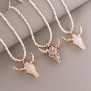 Bohemian Chinese Zodiac Animal Plastic Pendants