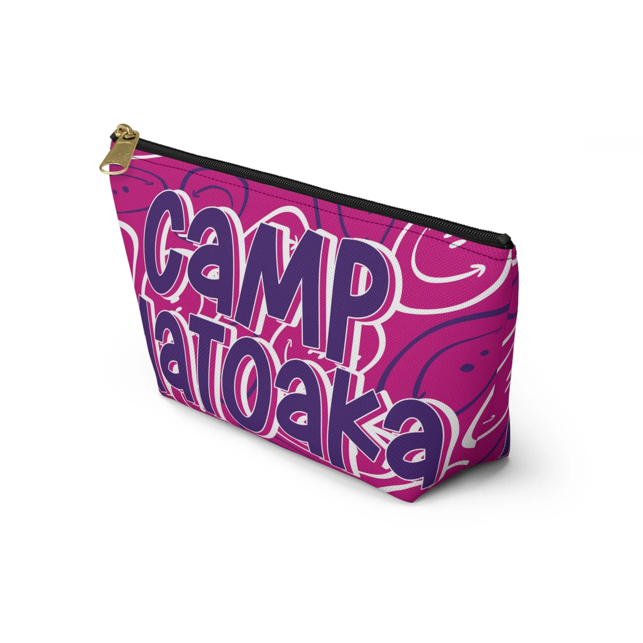 Camp Matoaka Pink Makeup Bag