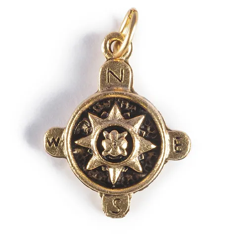 Compass Charm - Gold or Silver