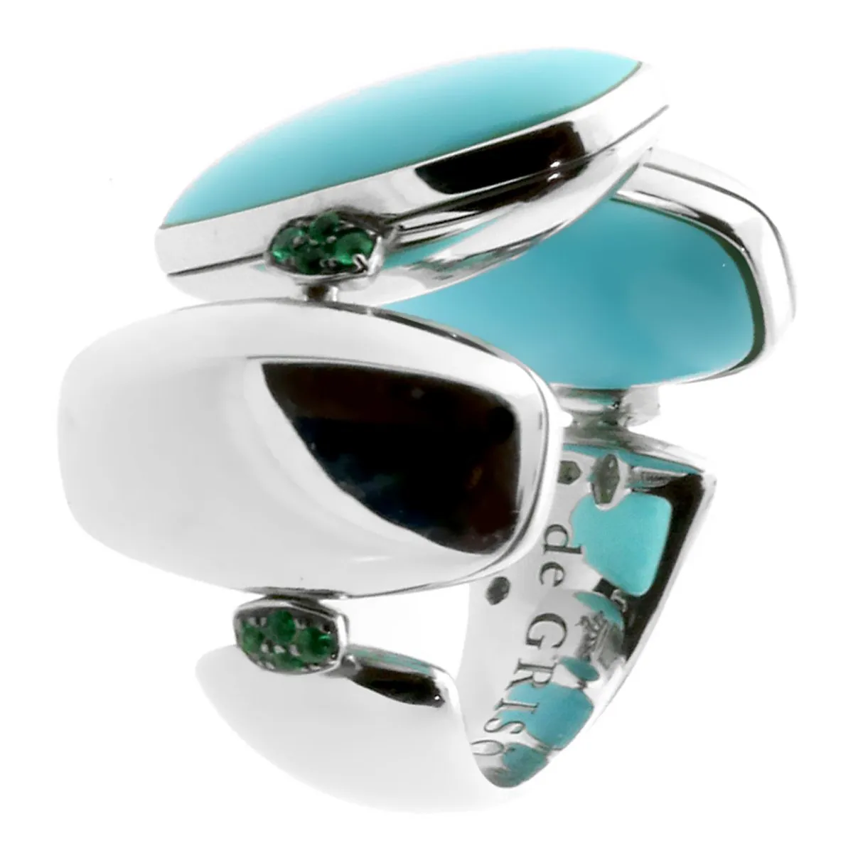 De Grisogono Turquoise White Gold Ring