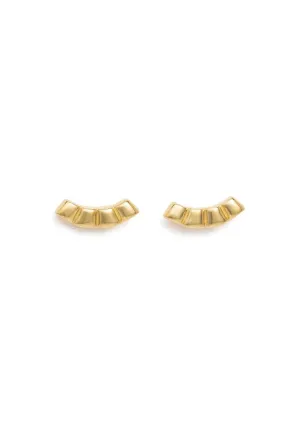 Deco Contour Studs Pair