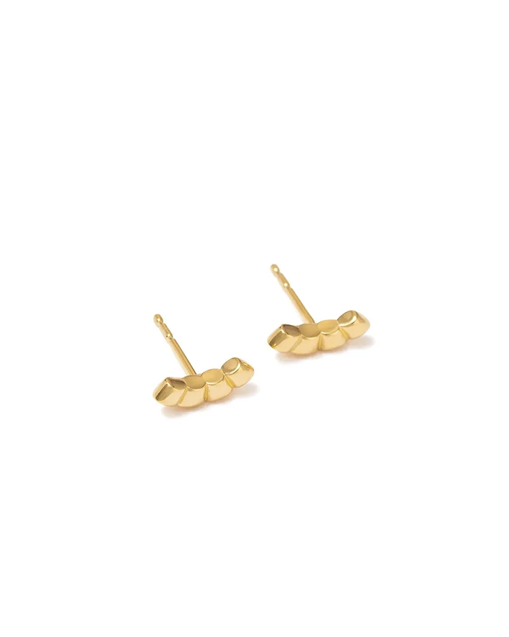 Deco Contour Studs Pair