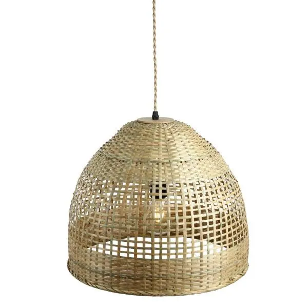 Ele Bohemian Rattan Single Light Pendant Natural Color By Ele Light & Decor