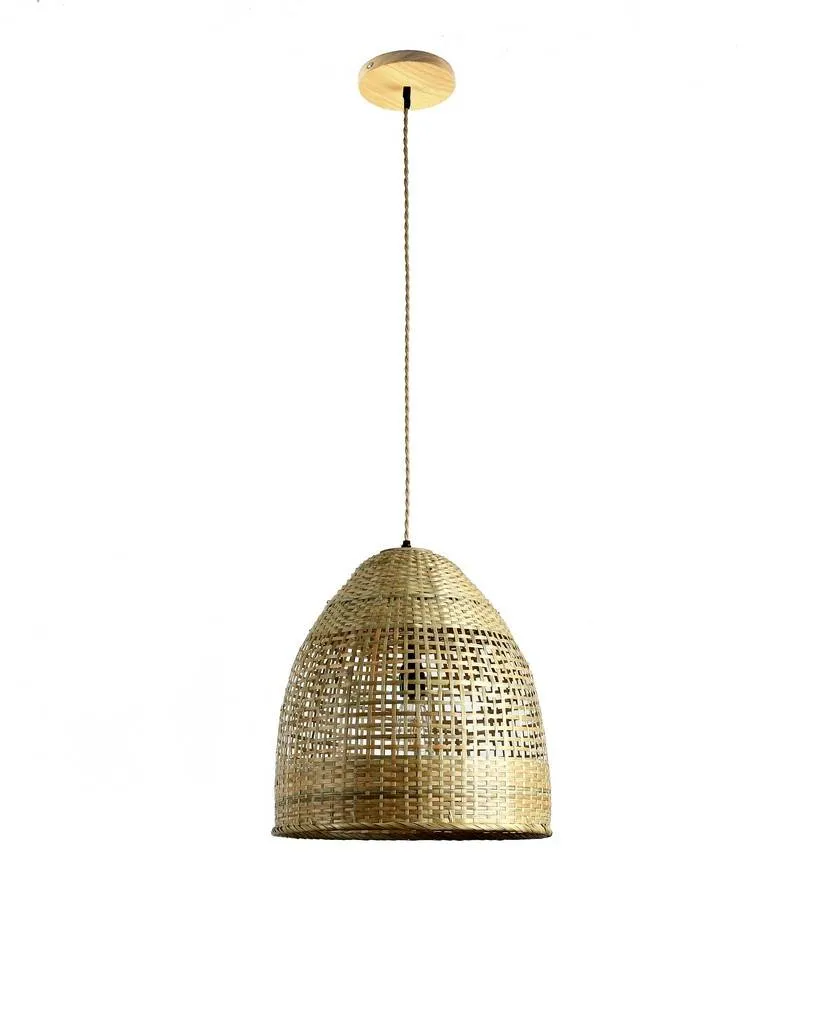 Ele Bohemian Rattan Single Light Pendant Natural Color By Ele Light & Decor