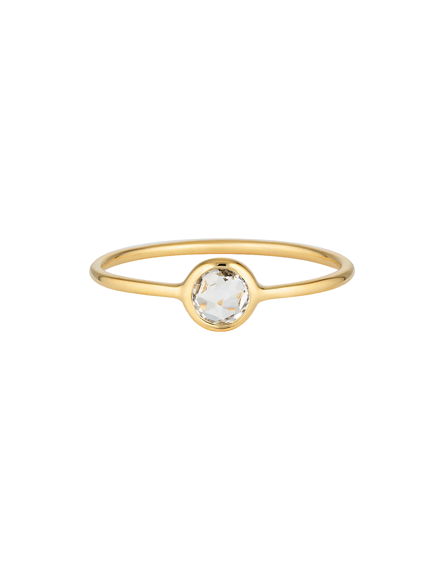 Georgini Eos Ring w/ White Topaz - Gold