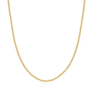 Gold Shiny Curb Necklace