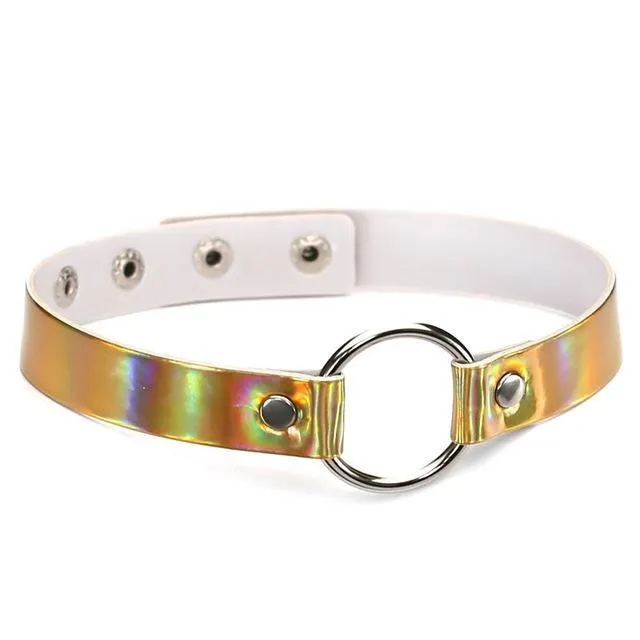 Holographic Heart Collar