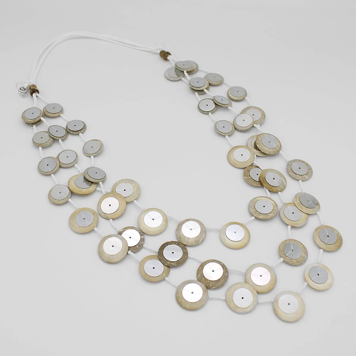 Ivory Iridescent Arabella Necklace