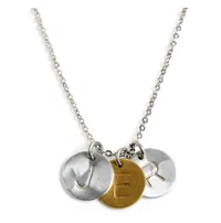 Jillery Round Initial Disc Charm