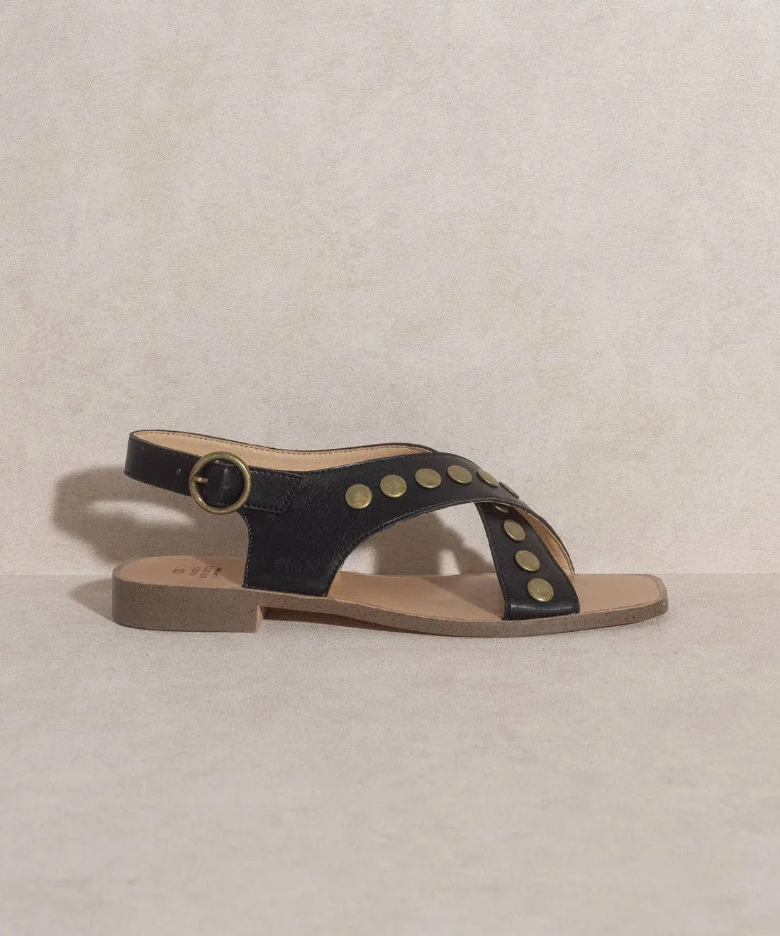 KYLIE CRISSCROSS SANDAL (blk) - Oasis Society