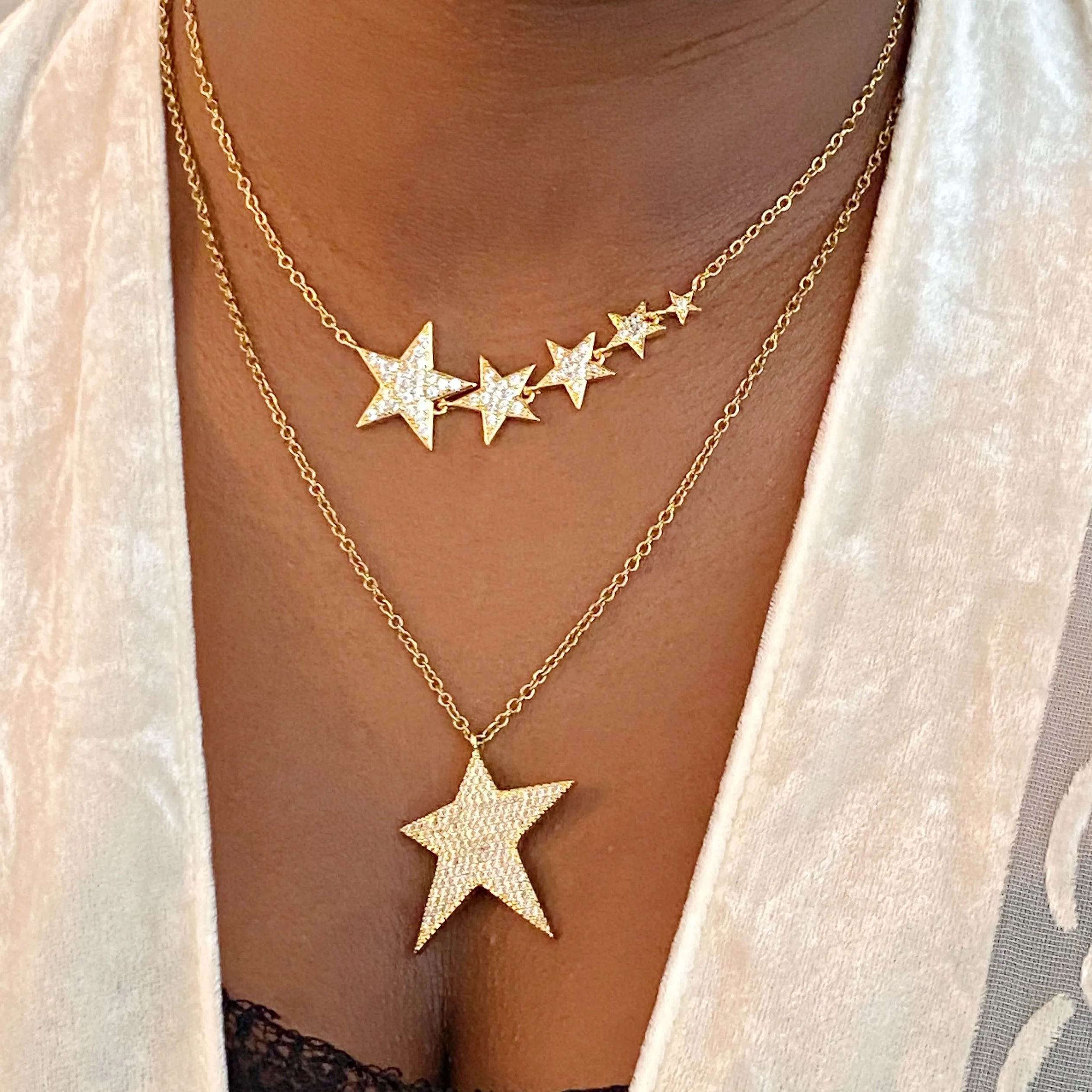 Lara Land Shiny Star Necklace