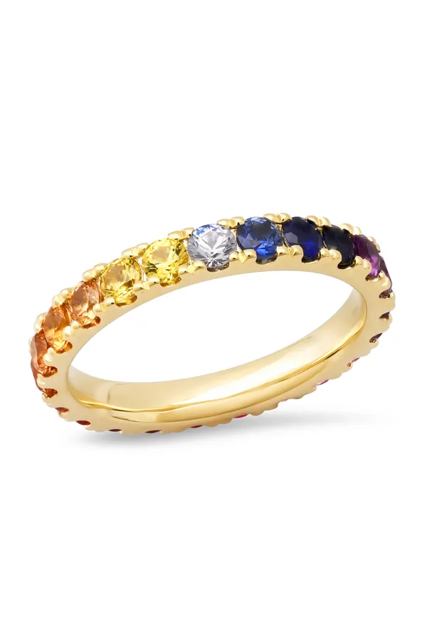 Large Sunset Eternity Band