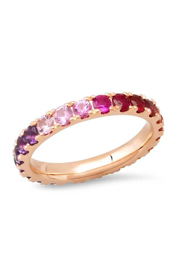 Large Sunset Eternity Band