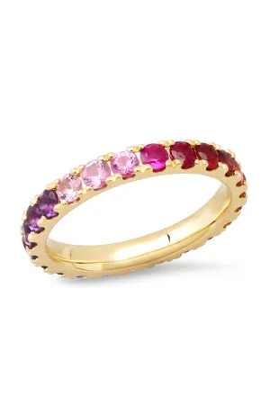 Large Sunset Eternity Band