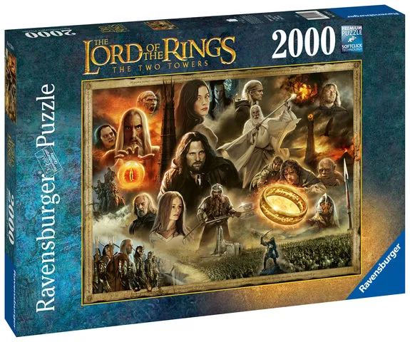 LOTR The Two Towers 2000 Piece Puzzle - Online Exclusive