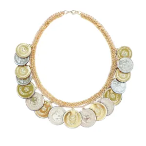 LUCKY COIN COLLAR . necklace