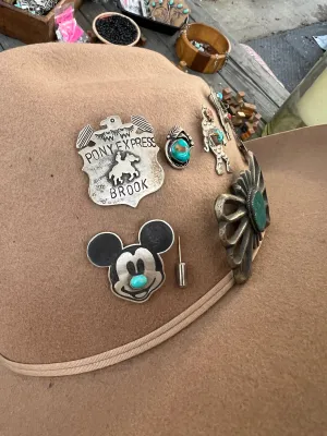 Mickey Turquoise Pin