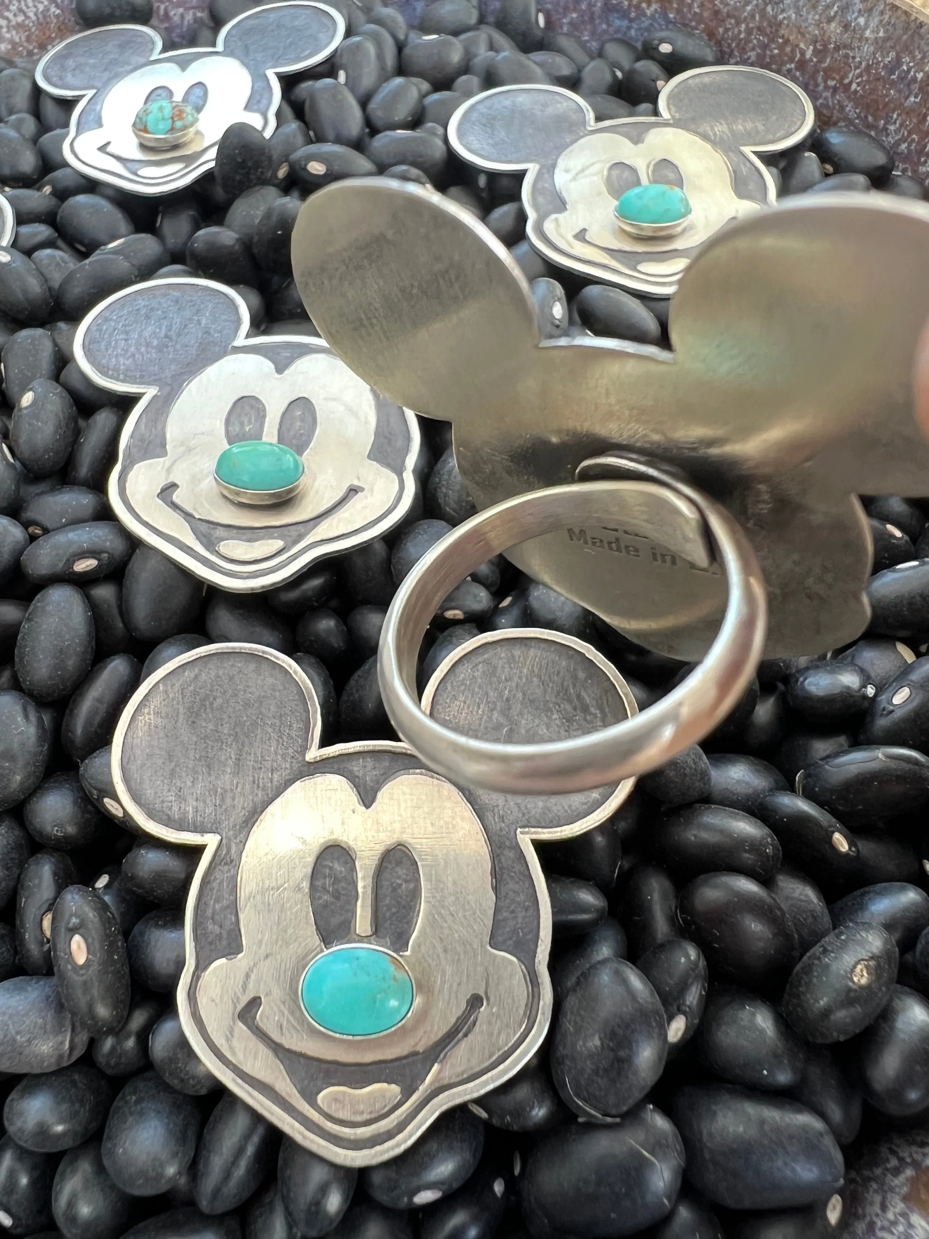 Mickey Turquoise Pin