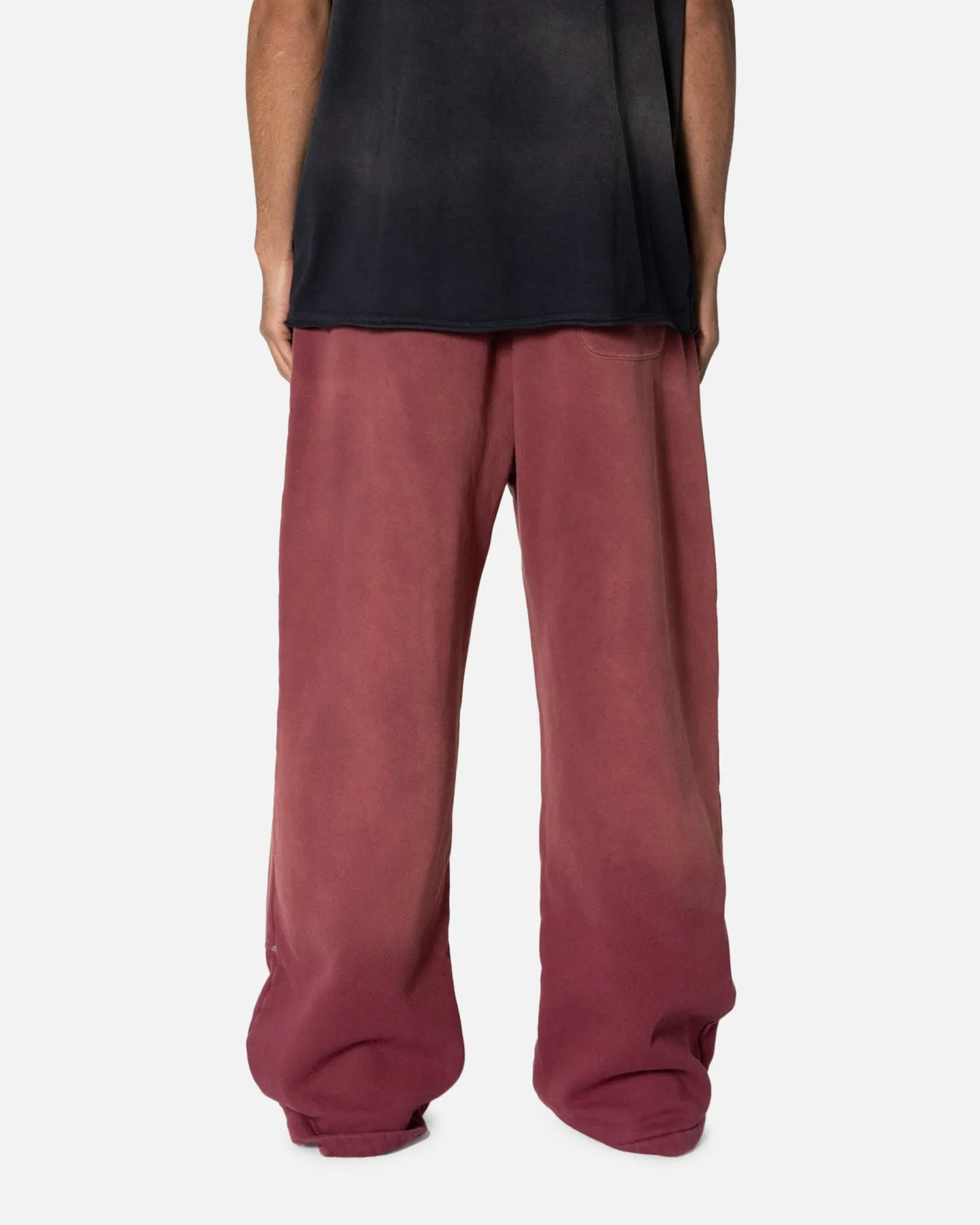 MNML West Double Knee Sweatpants Red