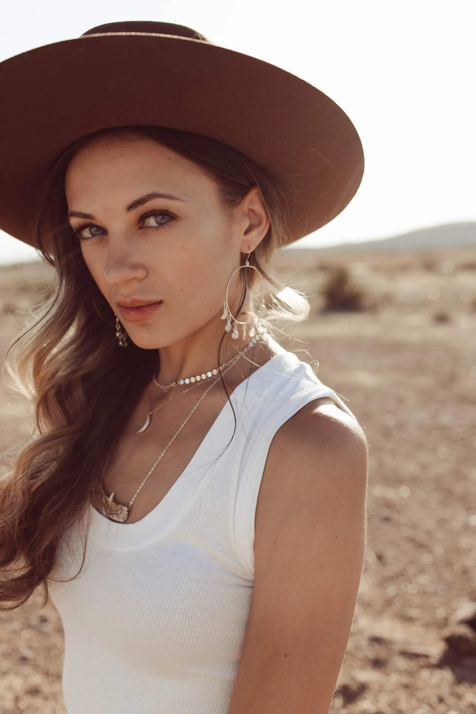 Moon Child Sterling Silver Moonstone Hoops