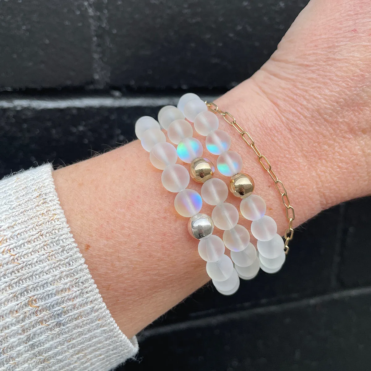 Moonlight Mermaid Stacking Bracelet