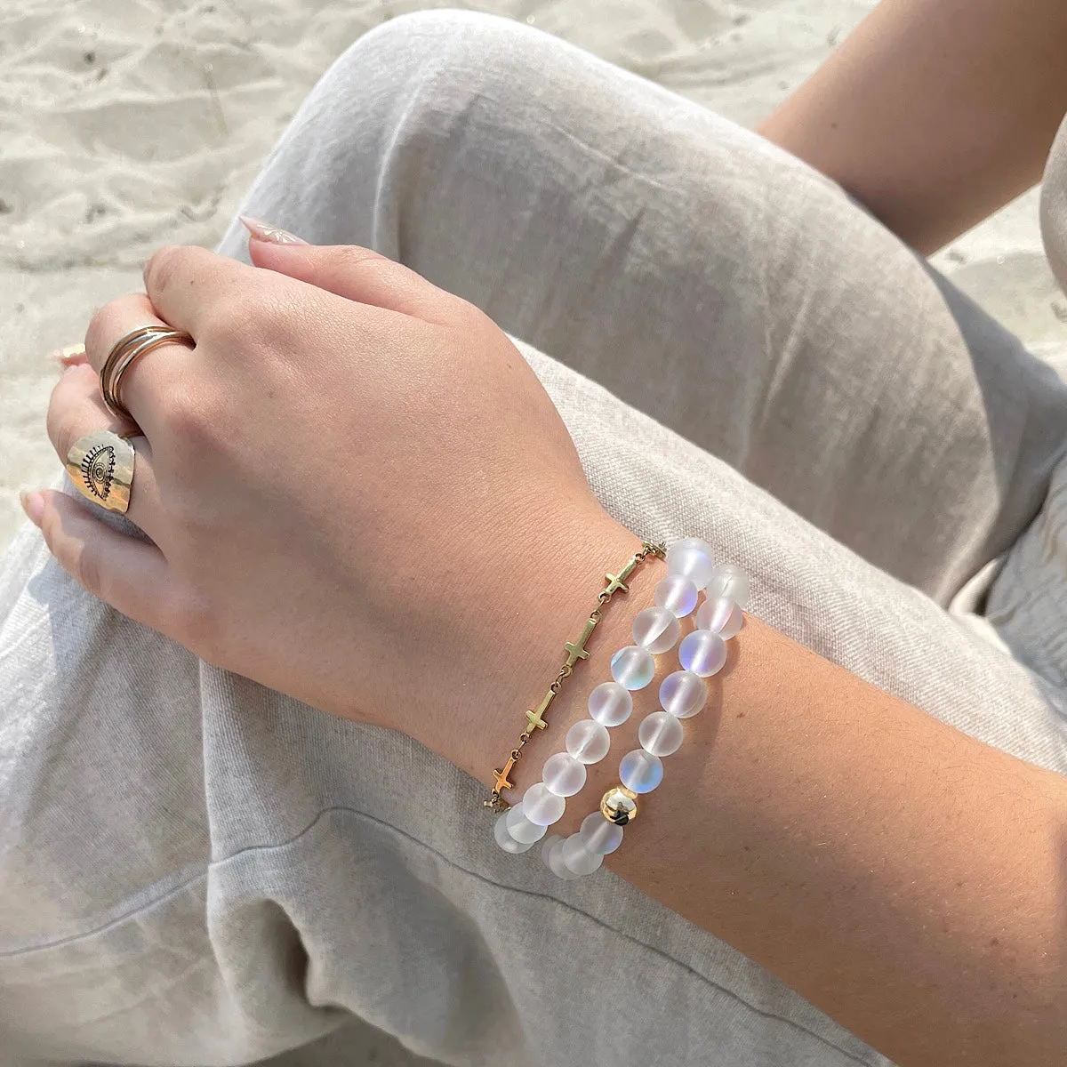 Moonlight Mermaid Stacking Bracelet