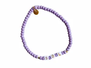 NOMBRE LAVENDER thin bracelet