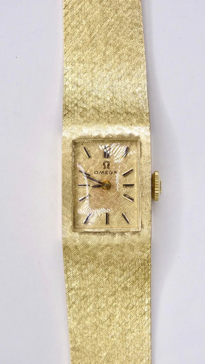 Omega Solid 14k Gold Watch