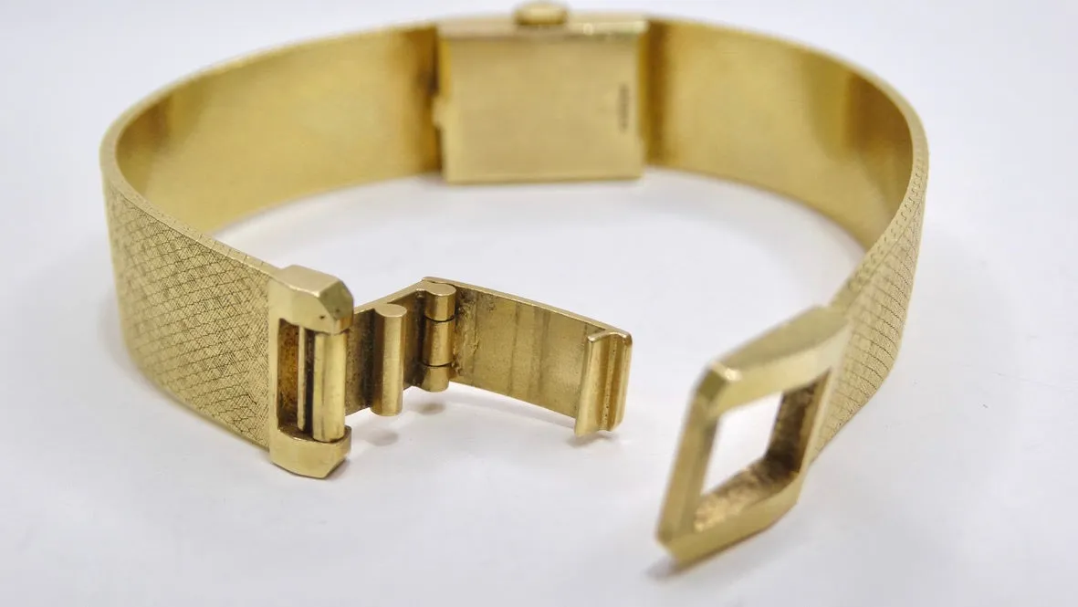 Omega Solid 14k Gold Watch