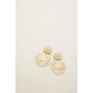 Palmetto Earrings Gold