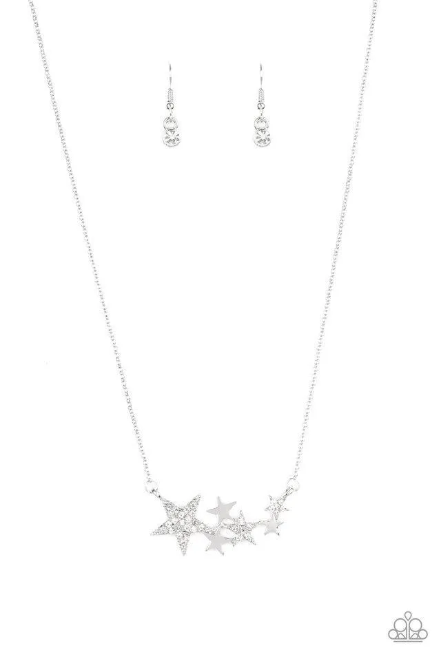 Paparazzi Necklace ~ Rising Starlet - White