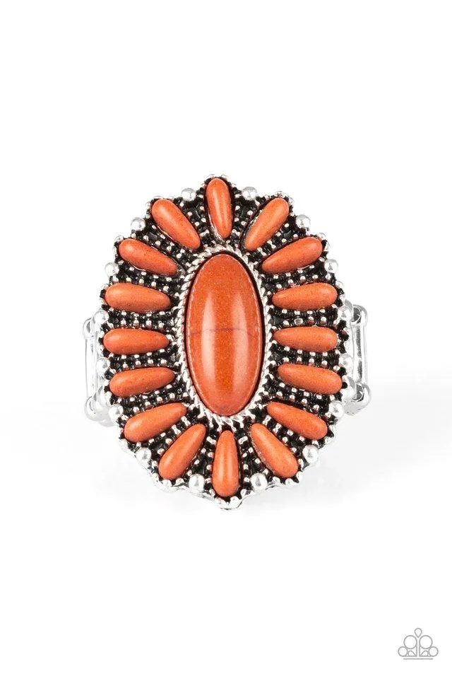 Paparazzi Ring ~ Cactus Cabana - Orange