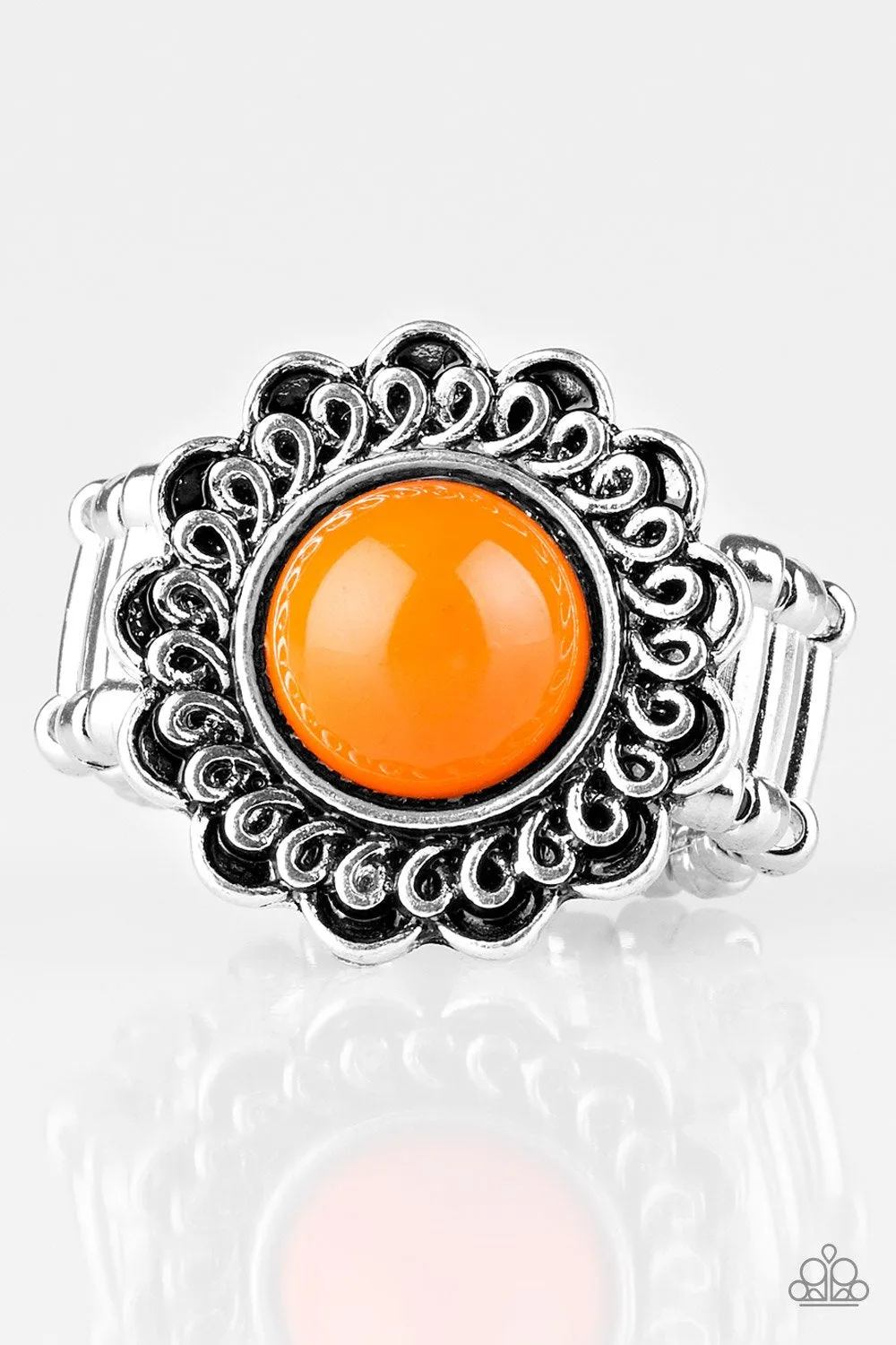 Paparazzi Ring ~ Garden Stroll - Orange