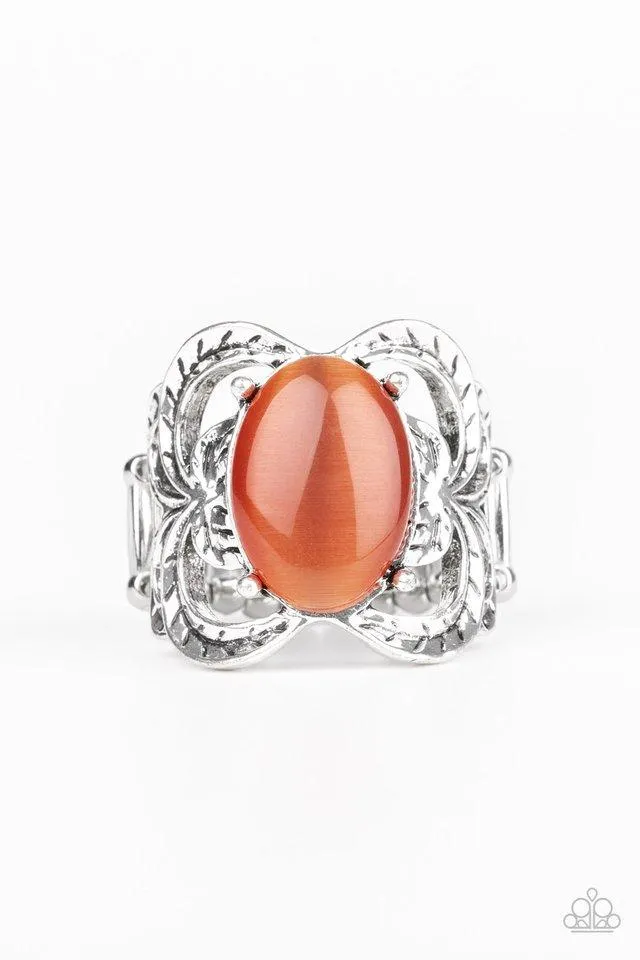 Paparazzi Ring ~ Go For Glow - Orange