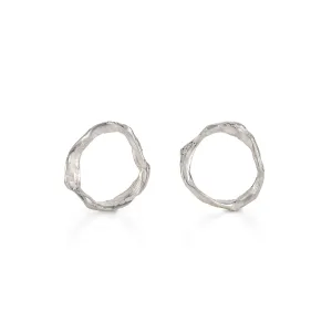 Pebble Circle Studs