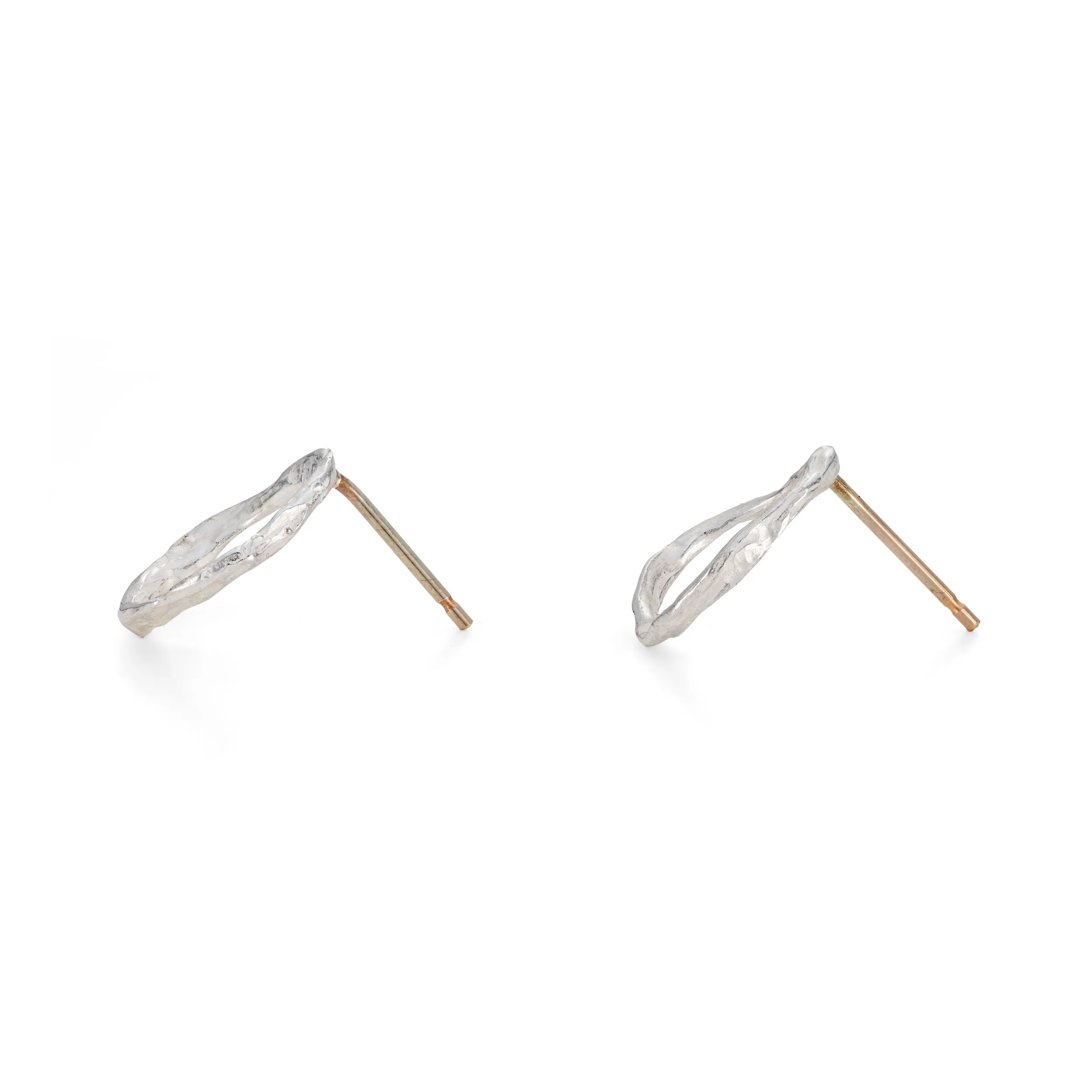 Pebble Circle Studs