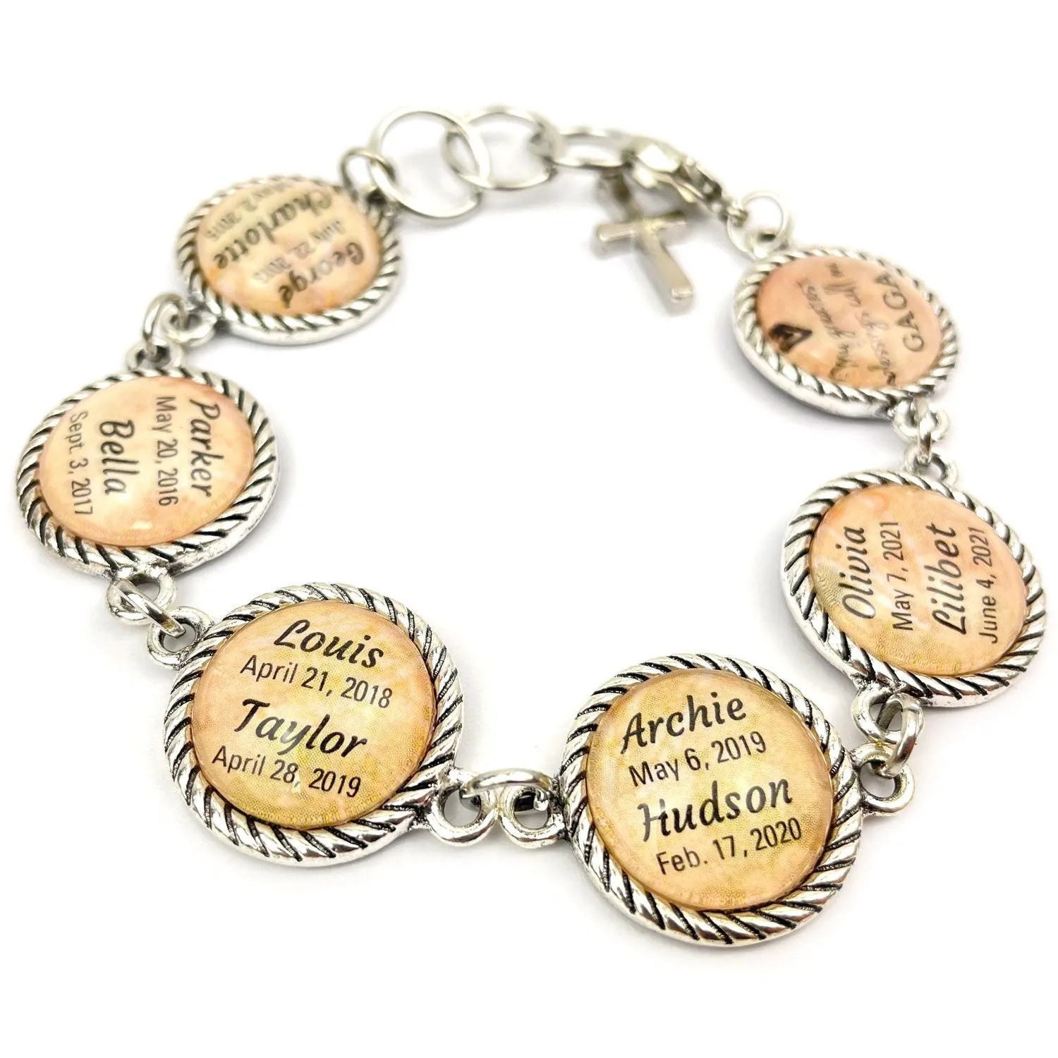 Personalized Mothers' Bracelets, Pendant Necklace & Earrings Sets – Feature Children's Names!