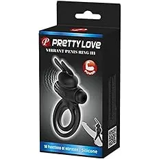 Pretty Love Vibrant Penis Ring Ill Vibrating Cock Ring Black Rabbit Vibe