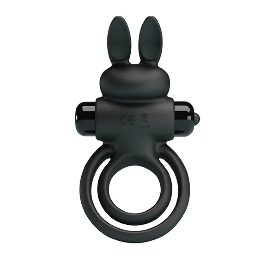 Pretty Love Vibrant Penis Ring Ill Vibrating Cock Ring Black Rabbit Vibe