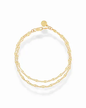 Raise the Bar Layered Chain Bracelet