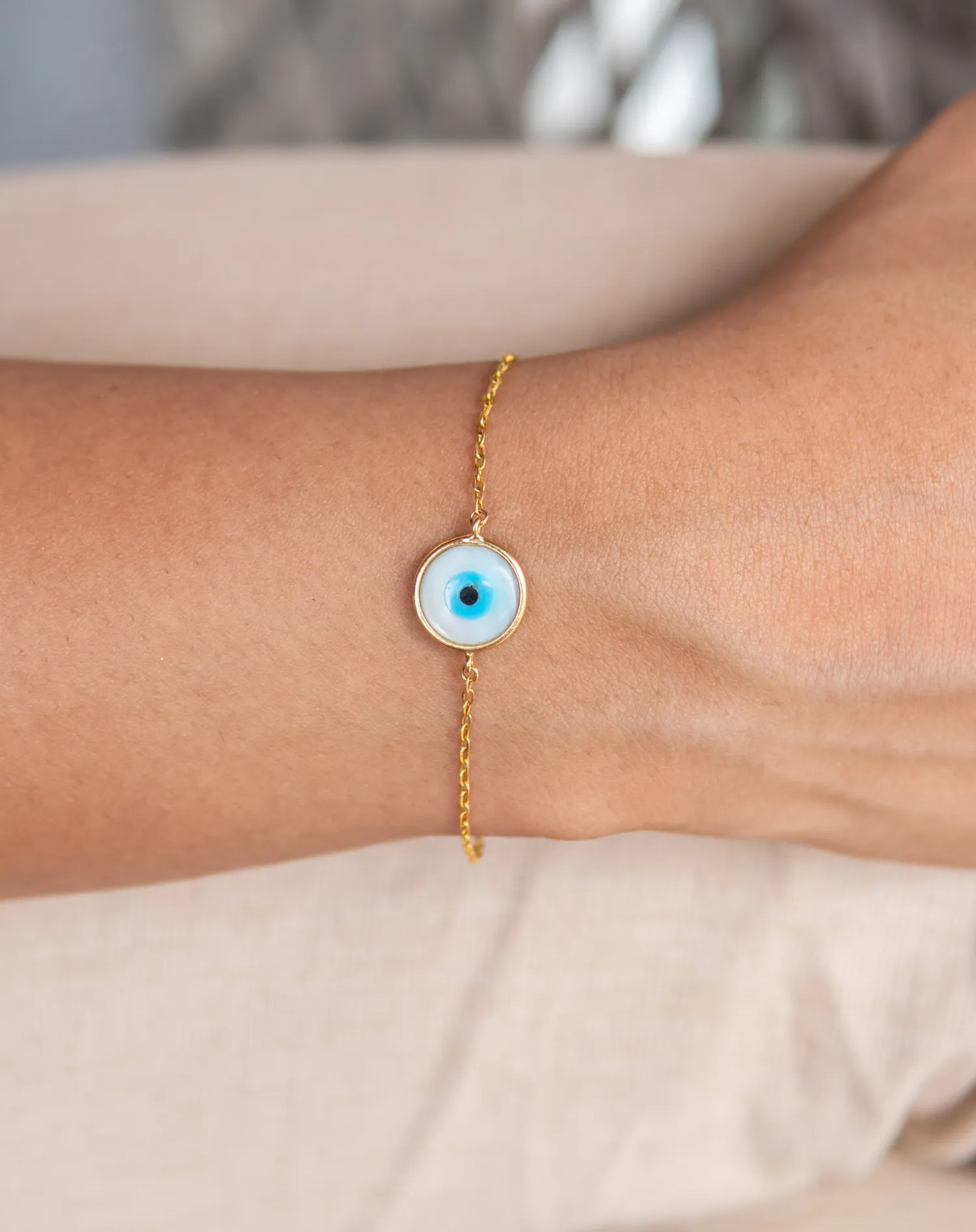 Round Evil Eye Bracelet