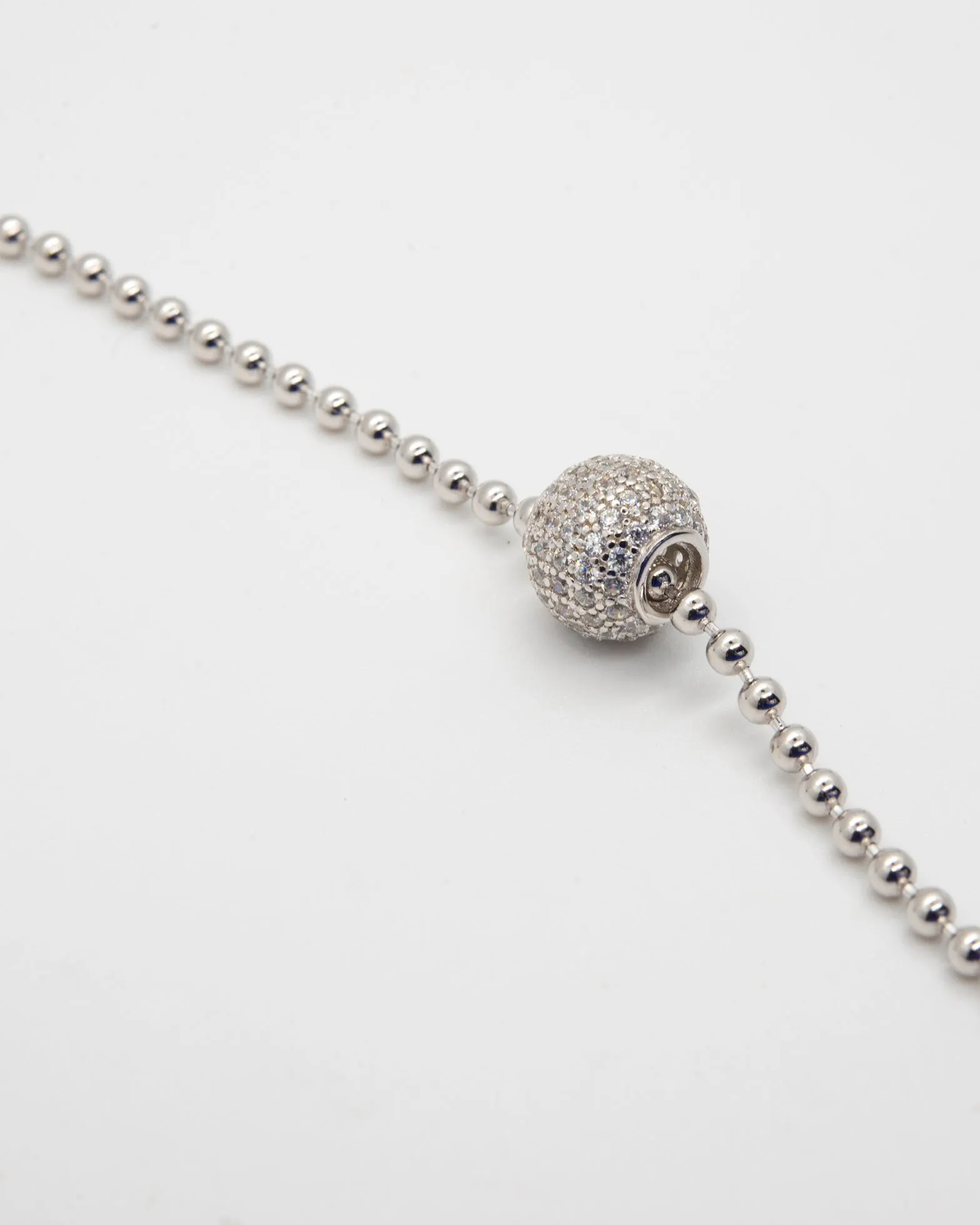 Shiny Ball Charm Necklace