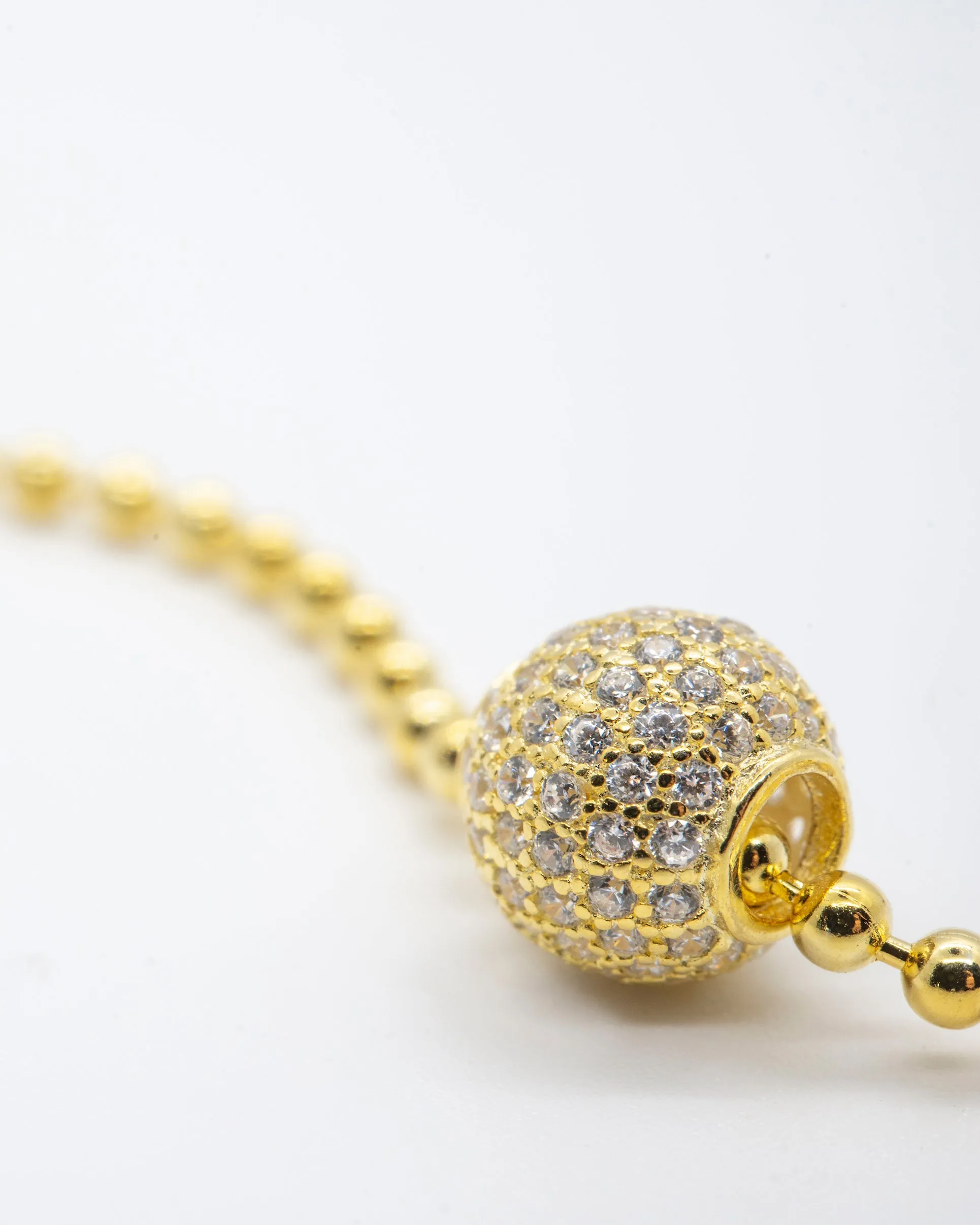 Shiny Ball Charm Necklace